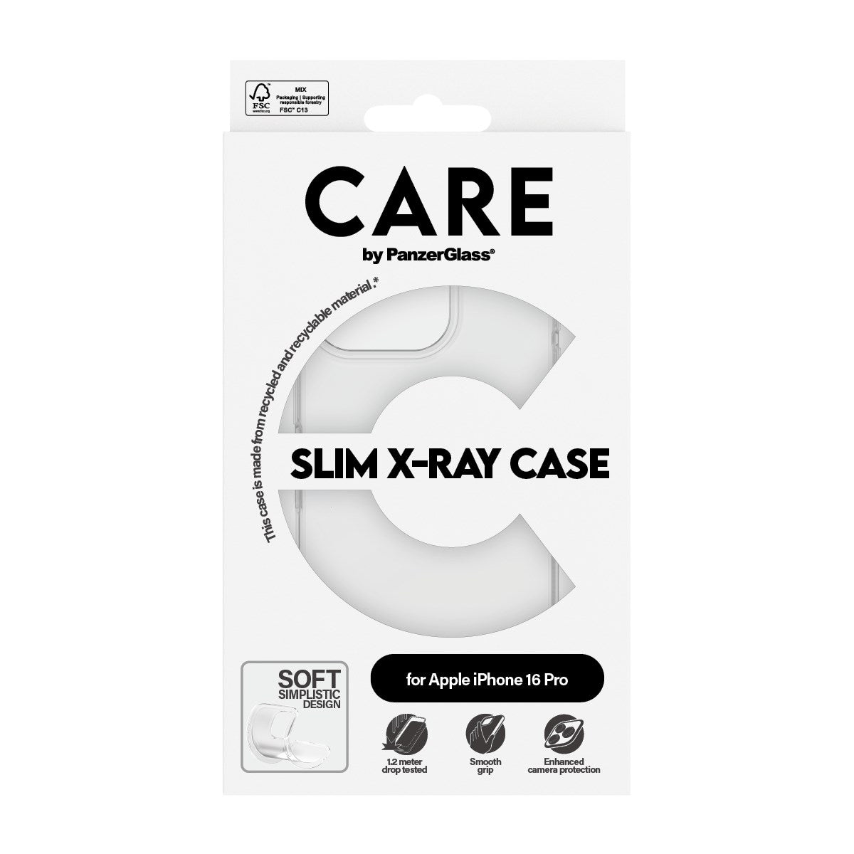 CARE by PanzerGlass® X-Ray Case iPhone 16 Pro